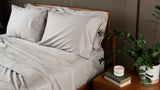 Sateen Organic Cotton Sheet Set + Pillowcases