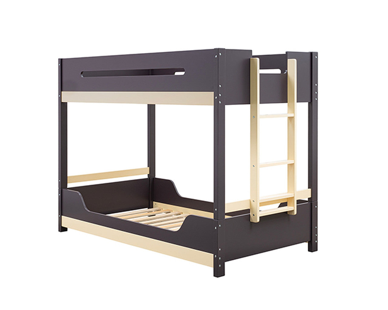 Nestor Mauve/Oak Twin/Twin Bunk Bed - Ornate Home