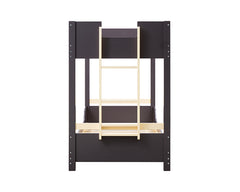 Nestor Mauve/Oak Twin/Twin Bunk Bed - Ornate Home