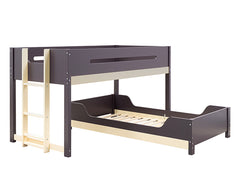 Nestor Mauve/Oak Twin/Twin Bunk Bed - Ornate Home