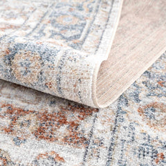 Neta Red & Blue Flat Pile Washable Rug - Clearance - Ornate Home