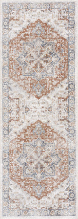 Neta Red & Blue Flat Pile Washable Rug - Clearance - Ornate Home