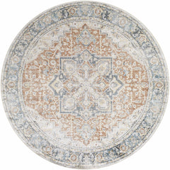 Neta Red & Blue Flat Pile Washable Rug - Clearance - Ornate Home