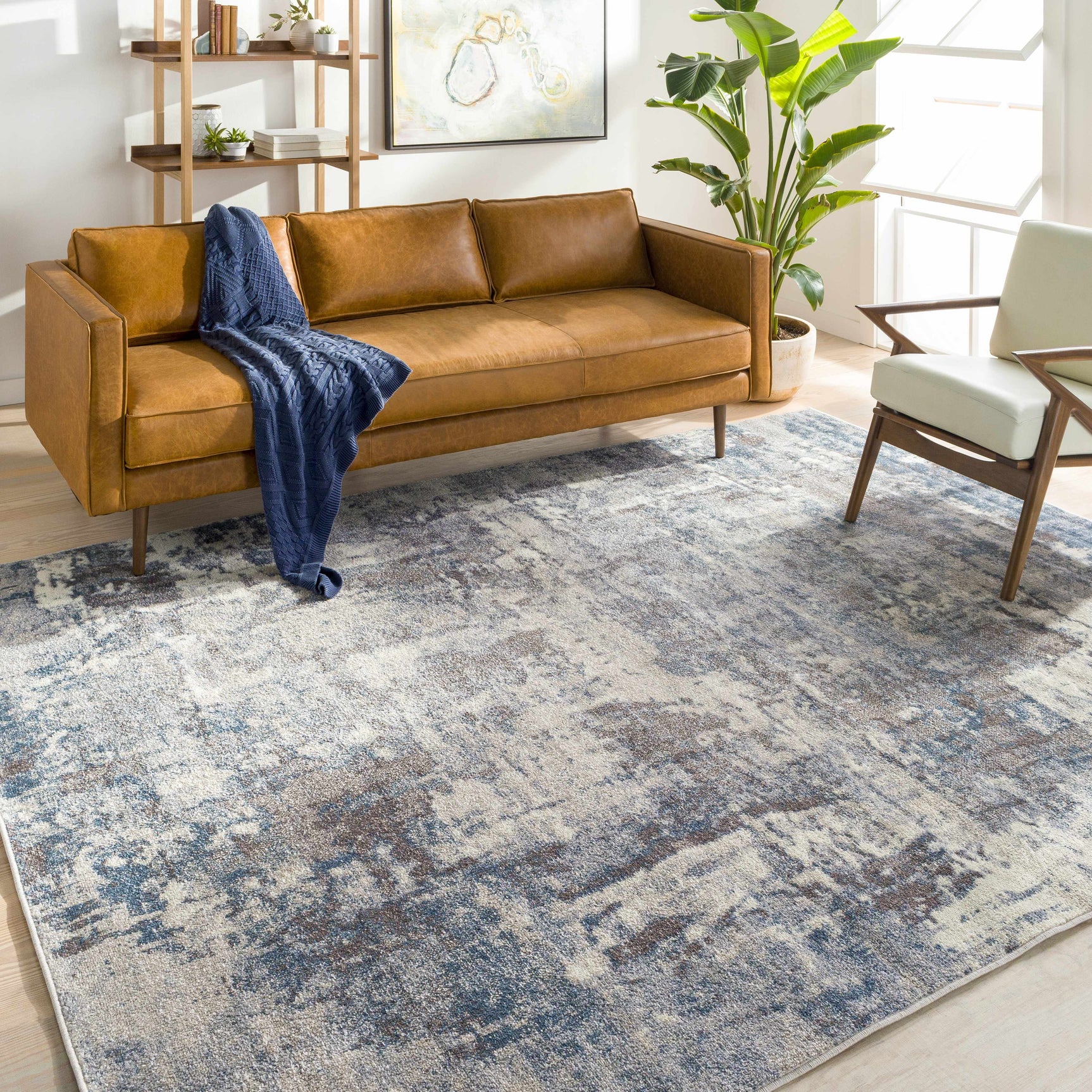 Netherfield Abstract Gray Rug - Ornate Home