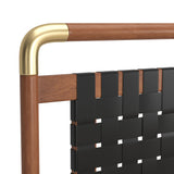 Netz Black & Walnut King Bed - Ornate Home