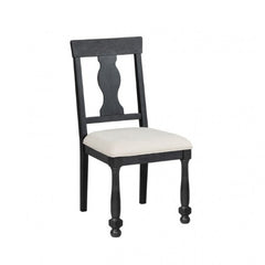 Neue Mills Black 7 Piece Dining Set - Ornate Home