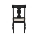 Neue Mills Black 7 Piece Dining Set - Ornate Home