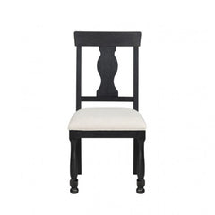 Neue Mills Black 7 Piece Dining Set - Ornate Home