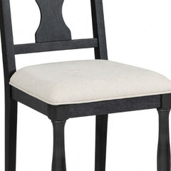 Neue Mills Black 7 Piece Dining Set - Ornate Home
