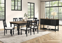 Neue Mills Black Chair - Ornate Home