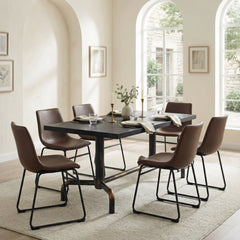 Neum Black Dining Table - Ornate Home