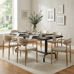 Neum Black Dining Table - Ornate Home