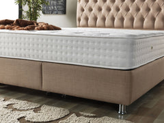 Nevada Cream Storage Bed With Headboard - Ornate Home