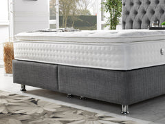 Nevada Grey Storage Bed With Headboard - Ornate Home