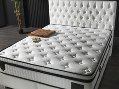 Nevada White Storage Bed With Headboard - Ornate Home