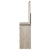 Nevado Grey / Weathered Taupe Dresser With Mirror - Ornate Home
