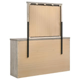 Nevado Grey / Weathered Taupe Dresser With Mirror - Ornate Home