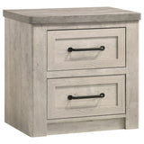 Nevado Grey / Weathered Taupe E King 4 Pc Set - Ornate Home