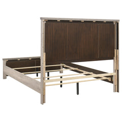 Nevado Grey / Weathered Taupe E King 5 Pc Bedroom Set - Ornate Home