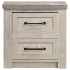 Nevado Grey / Weathered Taupe Nightstand - Ornate Home