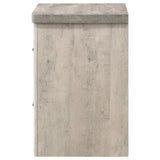 Nevado Grey / Weathered Taupe Nightstand - Ornate Home