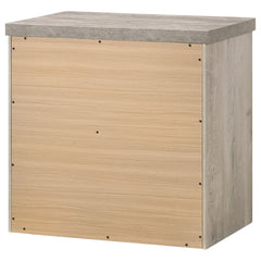 Nevado Grey / Weathered Taupe Nightstand - Ornate Home