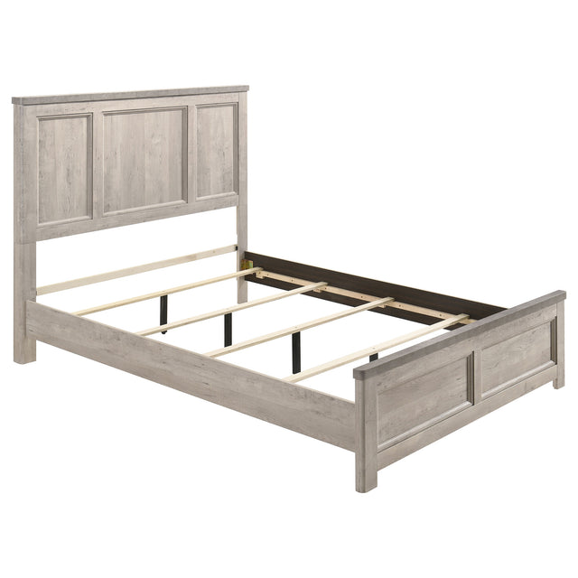 Nevado Grey / Weathered Taupe Queen Bed - Ornate Home