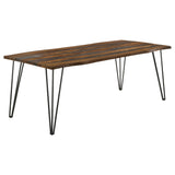 Neve Grey Sheesham 80-inch Live Edge Dining Table - Ornate Home