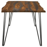 Neve Grey Sheesham 80-inch Live Edge Dining Table - Ornate Home