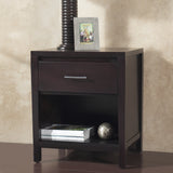 Nevis Charging Station Nightstand in Espresso - Ornate Home
