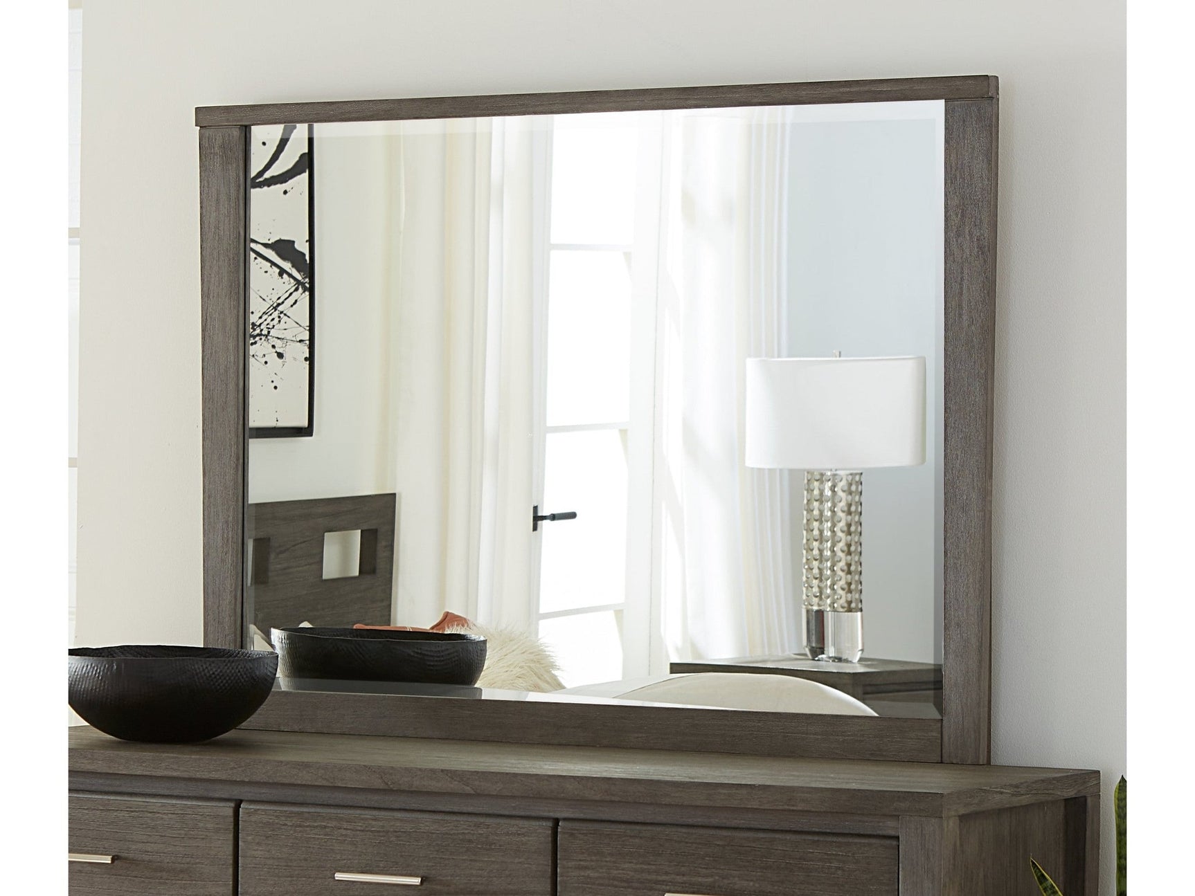 Nevis Dresser Mirror in Sharkskin - Ornate Home