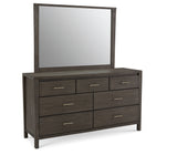 Nevis Dresser Mirror in Sharkskin - Ornate Home