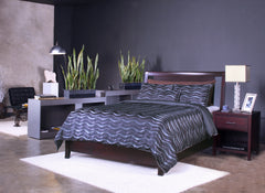 Nevis Eastern King Low Profile Storage Bed in Espresso - Ornate Home