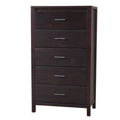 Nevis Five Drawer Chest in Espresso - Ornate Home