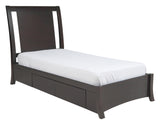 Nevis Full Low Profile Storage Bed in Espresso - Ornate Home