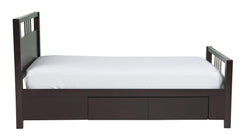 Nevis Full Platform Storage Bed in Espresso - Ornate Home