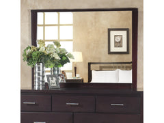 Nevis Landscape Mirror In Espresso - Ornate Home