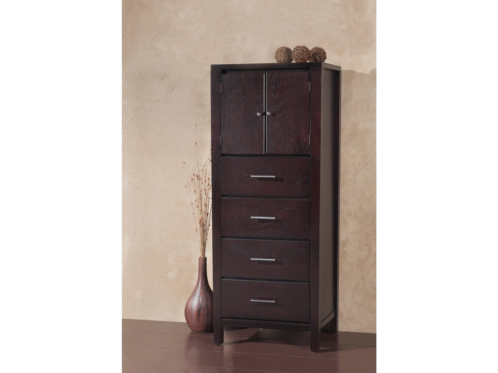 Nevis Lingerie Chest in Espresso - Ornate Home