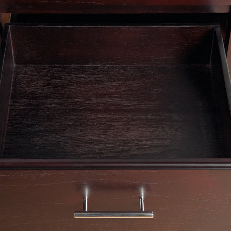 Nevis One Drawer Nightstand in Espresso - Ornate Home