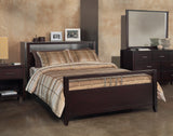 Nevis Queen Platform Storage Bed in Espresso - Ornate Home