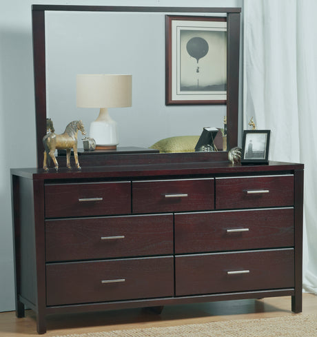 Nevis Seven Drawer Dresser in Espresso - Ornate Home