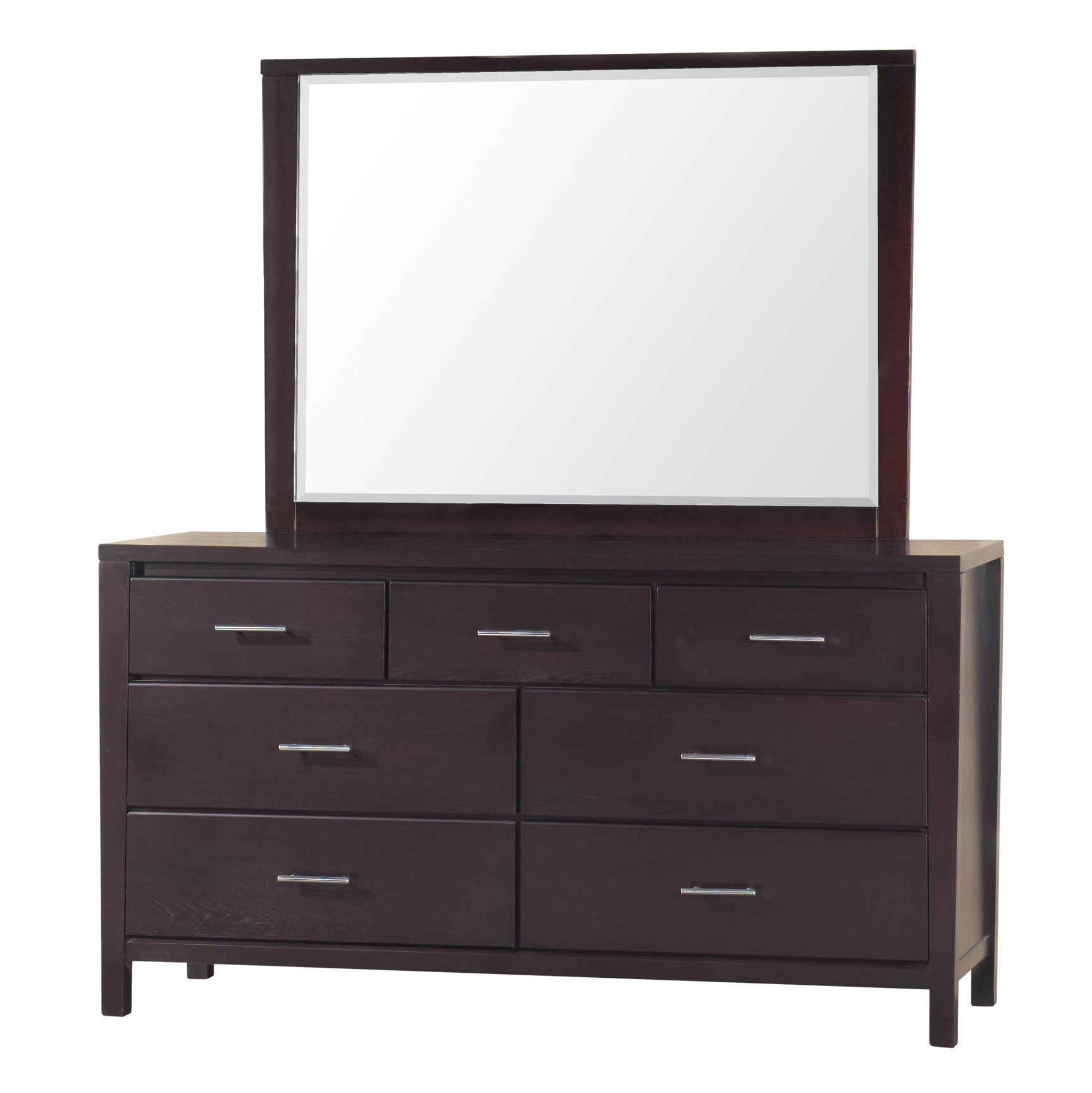Nevis Seven Drawer Dresser in Espresso - Ornate Home