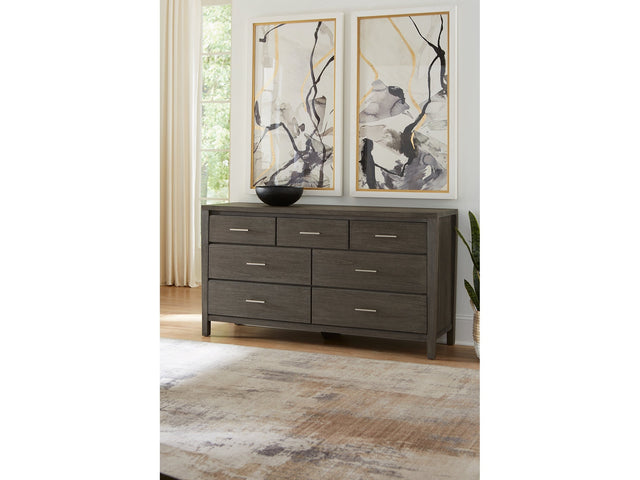 Nevis Seven Drawer Dresser in Sharkskin - Ornate Home