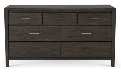 Nevis Seven Drawer Dresser in Sharkskin - Ornate Home