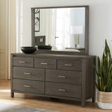 Nevis Seven Drawer Dresser in Sharkskin - Ornate Home