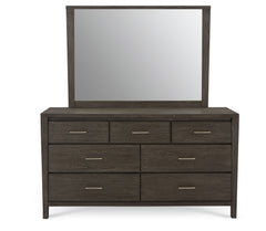 Nevis Seven Drawer Dresser in Sharkskin - Ornate Home