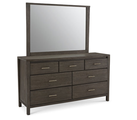Nevis Seven Drawer Dresser in Sharkskin - Ornate Home