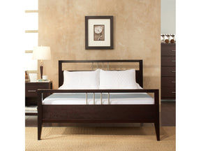 Nevis Wood California King Platform Bed in Espresso - Ornate Home