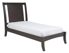 Nevis Wood Full Sleigh Bed in Espresso - Ornate Home