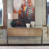 Nevis Woodtone Contemporary Console Table - Ornate Home